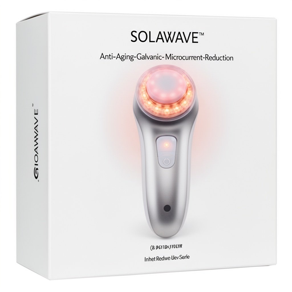 Imitate the product packaging image from this link: https://www.amazon.com/Solawave-Anti-Aging-Galvanic-Microcurrent-Reduction/dp/B0BZ1488WR/ref=zg_bs_g_13861662011_d_sccl_14/141-0554245-5295328?th=1 Then output the product packaging image from this link: https://www.amazon.com/Facial-Device-Light-Therapy-Travel-Friendly/dp/B0F8LDPZGZ/ref=rvi_d_sccl_45/134-1436120-6496465?pd_rd_w=e2NfB&content-id=amzn1.sym.f5690a4d-f2bb- 45d9-9d1b-736fee412437&pf_rd_p=f5690a4d-f2bb-45d9-9d1b-736fee412437&pf_rd_r=C1PSD5PZ4DFBS0 61YT7E&pd_rd_wg=OLCWc&pd_rd_r=3ce201b3-d6e8-4189-8a3b-7aedf566674b&pd_rd_i=B0F8LDPZGZ&psc=1