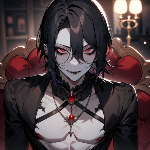 Pale-skin, male, gothic, vampire, black-hair